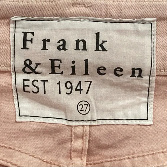 Frank & Eileen Women's Size 27 Sligo Italian Performance Denim Skinny Jean Pink - Picture 3 of 16